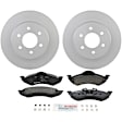 P820160139 2-Wheel Set Front Brake Disc and Pad Kit, 287 mm QuietCast Series, Includes (1) Brake Pad Set and (2) Brake Disc