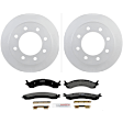 P821160165 2-Wheel Set Front Brake Disc and Pad Kit, 326.7 mm QuietCast Series, Includes (1) Brake Pad Set and (2) Brake Disc