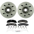 P824200374 2-Wheel Set Front Brake Disc and Pad Kit, 331 mm RWD QuietCast Series, Includes (1) Brake Pad Set and (2) Brake Disc