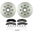 P824200385 2-Wheel Set Front Brake Disc and Pad Kit, 331 mm RWD QuietCast Series, Includes (1) Brake Pad Set and (2) Brake Disc