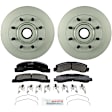 P824201413 2-Wheel Set Front Brake Disc and Pad Kit, 347 mm RWD QuietCast Series, Includes (1) Brake Pad Set and (2) Brake Disc