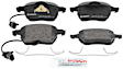 P840140012 2-Wheel Set Front Brake Disc and Pad Kit, 288 mm QuietCast Series, Includes (1) Brake Pad Set and (2) Brake Disc