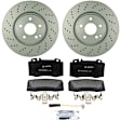 P847360980 2-Wheel Set Front Brake Disc and Pad Kit, 329.7 mm QuietCast Series, Includes (1) Brake Pad Set and (2) Brake Disc