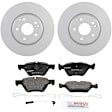P853360929 2-Wheel Set Front Brake Disc and Pad Kit, 300 mm QuietCast Series, Includes (1) Brake Pad Set and (2) Brake Disc
