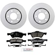 P857160142 2-Wheel Set Front Brake Disc and Pad Kit, 281 mm QuietCast Series, Includes (1) Brake Pad Set and (2) Brake Disc