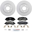 P866160290 2-Wheel Set Front Brake Disc and Pad Kit, 276 mm QuietCast Series, Includes (1) Brake Pad Set and (2) Brake Disc