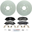 P866250555 2-Wheel Set Brake Disc and Pad Kit, 276 mm QuietCast Series, Includes (1) Brake Pad Set and (2) Brake Disc