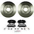 P872360932 2-Wheel Set Front Brake Disc and Pad Kit, 288 mm QuietCast Series, Includes (1) Brake Pad Set and (2) Brake Disc