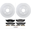 P897160153 2-Wheel Set Front Brake Disc and Pad Kit, 335.9 mm QuietCast Series, Includes (1) Brake Pad Set and (2) Brake Disc
