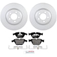 P918150132 2-Wheel Set Front Brake Disc and Pad Kit, 347.9 mm QuietCast Series, Includes (1) Brake Pad Set and (2) Brake Disc
