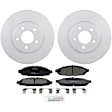P931200333 2-Wheel Set Front Brake Disc and Pad Kit, 305.2 mm QuietCast Series, Includes (1) Brake Pad Set and (2) Brake Disc