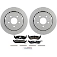 P932200344 2-Wheel Set Rear Brake Disc and Pad Kit, 295 mm QuietCast Series, Includes (1) Brake Pad Set and (2) Brake Disc