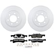 P934200337 2-Wheel Set Front Brake Disc and Pad Kit, 329.9 mm QuietCast Series, Includes (1) Brake Pad Set and (2) Brake Disc