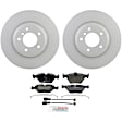 P946150122 2-Wheel Set Front Brake Disc and Pad Kit, 325 mm QuietCast Series, Includes (1) Brake Pad Set and (2) Brake Disc