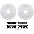 P965160153 2-Wheel Set Front Brake Disc and Pad Kit, 335.9 mm QuietCast Series, Includes (1) Brake Pad Set and (2) Brake Disc