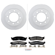 P965160169 2-Wheel Set Brake Disc and Pad Kit, 352.8 mm QuietCast Series, Includes (1) Brake Pad Set and (2) Brake Disc