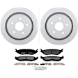 P967160160 2-Wheel Set Brake Disc and Pad Kit, 352.2 mm QuietCast Series, Includes (1) Brake Pad Set and (2) Brake Disc