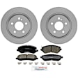 P986360995 2-Wheel Set Rear Brake Disc and Pad Kit, 300 mm QuietCast Series, Includes (1) Brake Pad Set and (2) Brake Disc