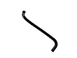 PEH101540 Coolant Intake to Throttle Body Radiator Hose
