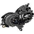 Driver and Passenger Side Headlights, with Bulbs, Halogen, Clear Lens, Chrome Interior, Projector Type