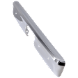 Rear Bumper, Chrome, Without Mounting Brackets, Base Model