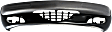 Front Upper - Textured; Lower - Primed Bumper Cover, 4 Cyl., 2.4L Engine