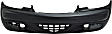 Front Primed Bumper Cover, With Fog Light Holes, Code MCJ