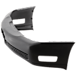 Front Primed Bumper Cover, Base/DHS Models, Without Fog Light Holes
