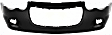 Front Primed Bumper Cover, Convertible, With Fog Light Holes