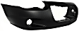 Front Primed Bumper Cover, Convertible, With Fog Light Holes