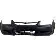 Front Primed Bumper Cover, Base/LS/LT Models, With Emblem Provision, Without Fog Light Holes