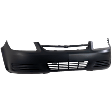 Front Primed Bumper Cover, Base/LS/LT Models, With Emblem Provision, Without Fog Light Holes