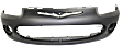 Front Primed Bumper Cover, Sedan, With Fog Light Holes