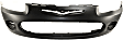 Front Primed Bumper Cover, Sedan, Without Fog Light Holes