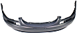 Front Primed Bumper Cover, 4 Cyl., 1.6L Engine, With Fog Light Holes, Without Parking Aid Sensor Holes, CAPA CERTIFIED