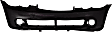Front Primed Bumper Cover, 4 Cyl., 2.4L Engine, With Fog Light Holes