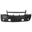 2009 Chevrolet Tahoe - Front Primed Bumper Cover, Sport Utility, For Models Without Off Road Package (Round Fog Lights)