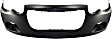 Front Primed Bumper Cover, Sedan, With Fog Light Holes