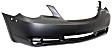 Front Primed Bumper Cover, Convertible/Sedan, Without Fog Light Holes, CAPA Certified