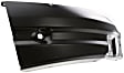 Front, Passenger Side Bumper End, Painted Black Steel