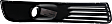 Front, Driver Side Fog Light Trim, Primed