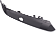 2005 Chrysler 300 - Front, Passenger Side Bumper Trim, For Models With Headlight Washer Hole, Black