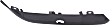 2005 Chrysler 300 - Front, Passenger Side Bumper Trim, For Models With Headlight Washer Hole, Black