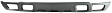 Front Valance, Textured Gray, With Fog Light Holes and Tow Hook Holes