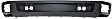 Front Valance, Textured, Without Tow Hook Holes, CAPA CERTIFIED