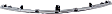 Front, Center Bumper Filler, Chrome