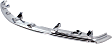 Front, Center Bumper Filler, Chrome