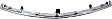 Front, Center Bumper Filler, Chrome