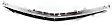 Convertible Grille Chrome Shell with Painted Dark Gray Insert