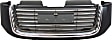 Grille, Painted Black Shell with Painted Gray Insert